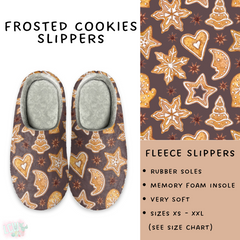 Batch #221 - Comfy Christmas Slippers - Closes 10/23 - ETA early Dec - Frosted Cookies Slippers