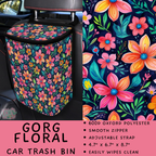 Batch #423 - Car Accessories - Closes 10/2 - ETA mid/late Nov - Gorg Floral Car Trash Bin