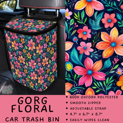 Batch #423 - Car Accessories - Closes 10/2 - ETA mid/late Nov - Gorg Floral Car Trash Bin
