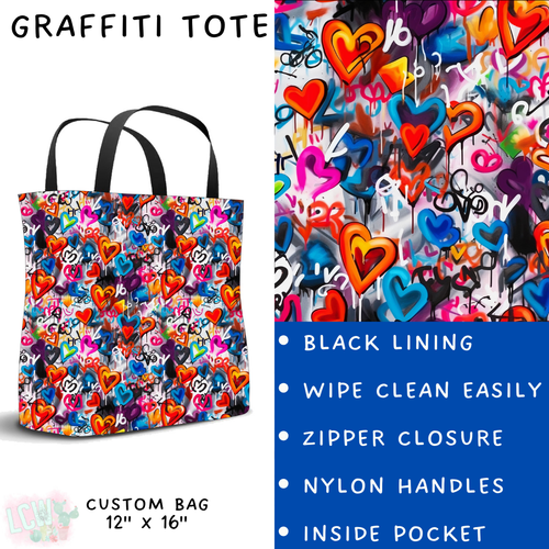 Batch #274 - Fun Run 7 - Closes 1/22 - ETA late March - Graffiti Tote