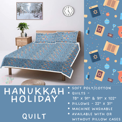 Batch  #410 - Cozy Quilts - Closes 9/10 - ETA late October - Hannukah Holiday Quilt