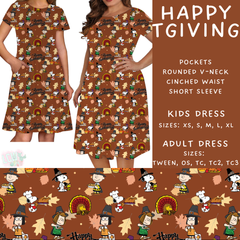 Batch #409 - Character Fall 2 - Closes 9/8 - ETA late October - Happy TGiving Womens & Girls Dresses