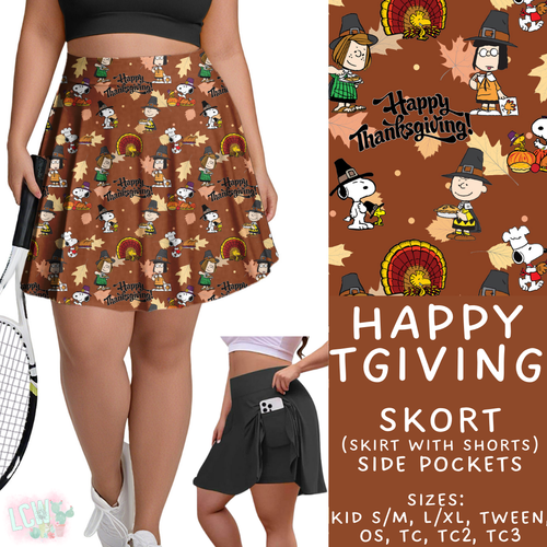 Batch #409 - Character Fall 2 - Closes 9/8 - ETA late October - Happy TGiving Skort