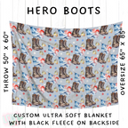 Batch #414 - Military 2 Collection - Closes 9/17 - ETA early Nov - Hero Boots Blanket