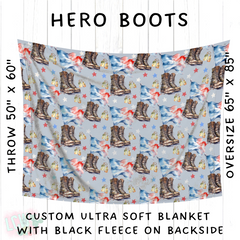 Batch #414 - Military 2 Collection - Closes 9/17 - ETA early Nov - Hero Boots Blanket