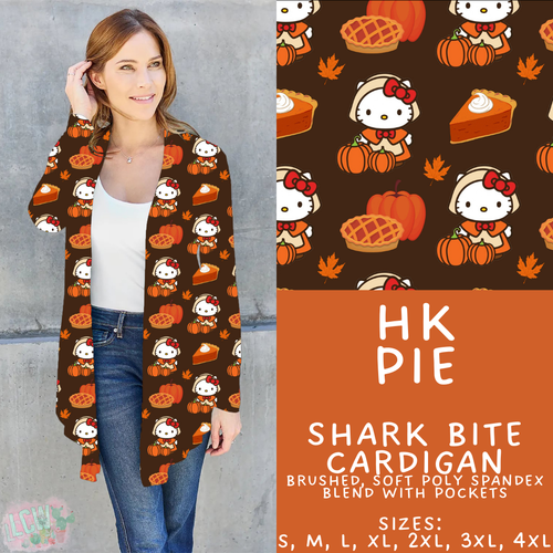 Batch #409 - Character Fall 2 - Closes 9/8 - ETA late October - HK Pie Cardigan