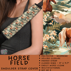 Batch #423 - Car Accessories - Closes 10/2 - ETA mid/late Nov - Horse Field Shoulder Strap Pads