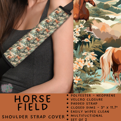 Batch #423 - Car Accessories - Closes 10/2 - ETA mid/late Nov - Horse Field Shoulder Strap Pads