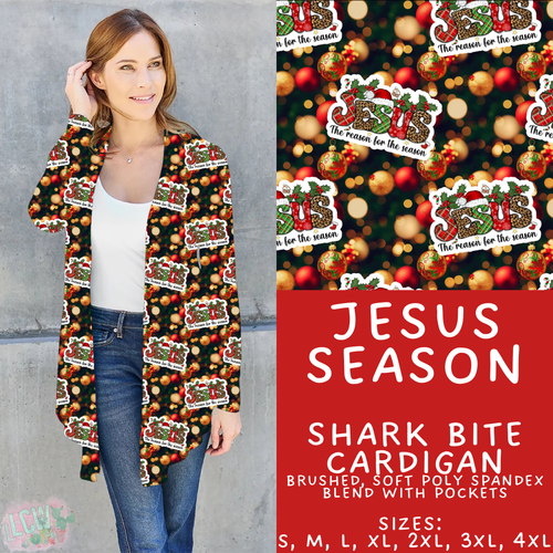 Batch #424 - Jingle All The Way - Closes 10/3 - ETA mid/late Nov - Jesus Season Cardigan