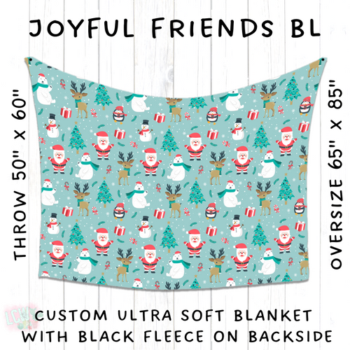 Batch #216 - Cozy Christmas Blankets Presale - Closes 10/14 - ETA Early Dec - Joyful Friends BL