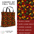 Batch #407 - Fall Fun 2 - Closes 9/4 - ETA mid/late October - Leaves of Fall Tote