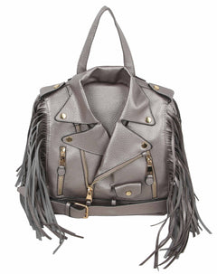 Fringe Motorcycle Jacket Backpack