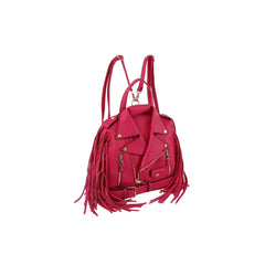 Fringe Motorcycle Jacket Backpack