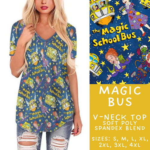 Batch #272 - Storybook Collection - Closes 1/17 - ETA late March - Magic Bus V-Neck Tee