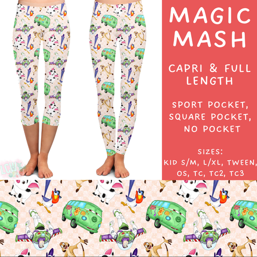 Batch #273 - Magical Faves 10 - Closes 1/20 - ETA late March - Magic Mash Full and Capri Length Leggings