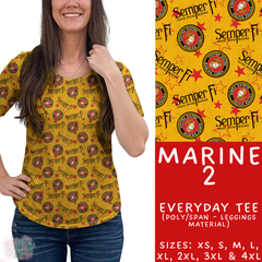 Batch #414 - Military 2 Collection - Closes 9/17 - ETA early Nov - Marine 2 Everyday Tee