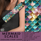 Batch #423 - Car Accessories - Closes 10/2 - ETA mid/late Nov - Mermaid Scales Shoulder Strap Pads