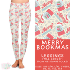 Batch #424 - Jingle All The Way - Closes 10/3 - ETA mid/late Nov - Merry Bookmas Full Length Leggings