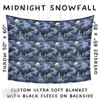 Batch #242 - Winter Wonderland Blankets - Closes 11/22 - ETA early Feb - Midnight Snowfall Blanket