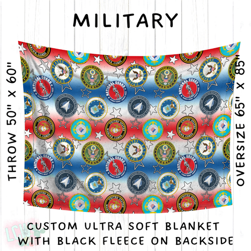 Batch #414 - Military 2 Collection - Closes 9/17 - ETA early Nov - Military Blanket