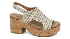 Corkys Miss Carley Wedges in Tan – Stylish & Comfortable, Signature Foam Footbed, 3” Heel