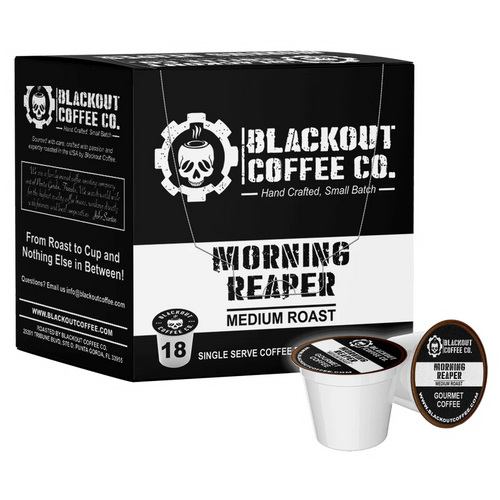 Blackout Coffee | Morning Reaper – Medium Roast (Ground or K-Cups)
