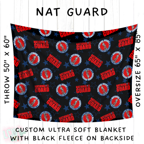 Batch #414 - Military 2 Collection - Closes 9/17 - ETA early Nov - Nat Guard Blanket