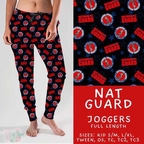 Batch #414 - Military 2 Collection - Closes 9/17 - ETA early Nov - Nat Guard Joggers