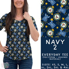 Batch #414 - Military 2 Collection - Closes 9/17 - ETA early Nov - Navy 2 Everyday Tee