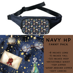 Batch #276 - Fanny Packs & Drawstring Backpacks - Closes 1/24 - ETA late March - Navy HP Fanny Pack