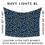 Batch #216 - Cozy Christmas Blankets Presale - Closes 10/14 - ETA Early Dec - Navy Lights BL