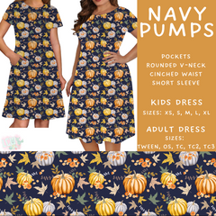 Batch #407 - Fall Fun 2 - Closes 9/4 - ETA mid/late October - Navy Pumps Womens & Girls Dresses