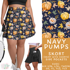 Batch #407 - Fall Fun 2 - Closes 9/4 - ETA mid/late October - Navy Pumps Skort