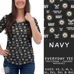 Batch #414 - Military 2 Collection - Closes 9/17 - ETA early Nov - Navy Everyday Tee