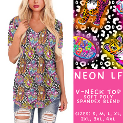 Batch #274 - Fun Run 7 - Closes 1/22 - ETA late March - Neon LF V-Neck Tee