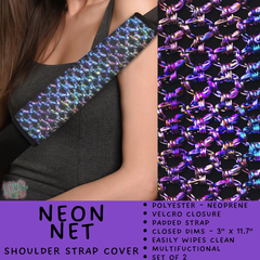 Batch #423 - Car Accessories - Closes 10/2 - ETA mid/late Nov - Neon Net Shoulder Strap Pads