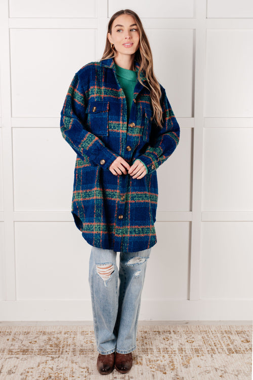 No Tears Plaid Coat – Mid-Weight Brushed Flannel Statement Jacket (S-3XL)