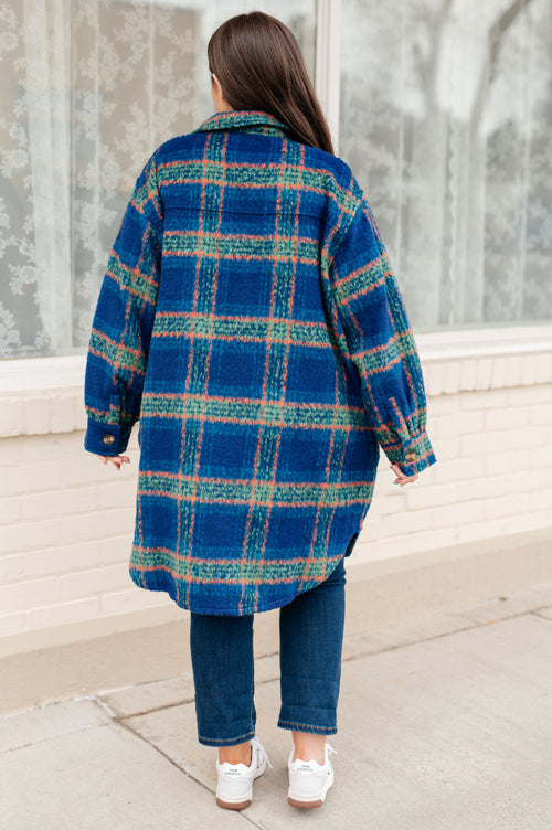 No Tears Plaid Coat – Mid-Weight Brushed Flannel Statement Jacket (S-3XL)