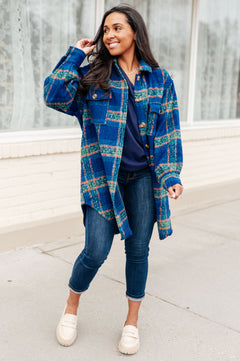 No Tears Plaid Coat – Mid-Weight Brushed Flannel Statement Jacket (S-3XL)