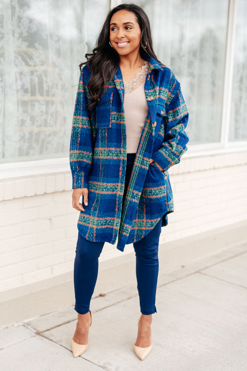 No Tears Plaid Coat – Mid-Weight Brushed Flannel Statement Jacket (S-3XL)