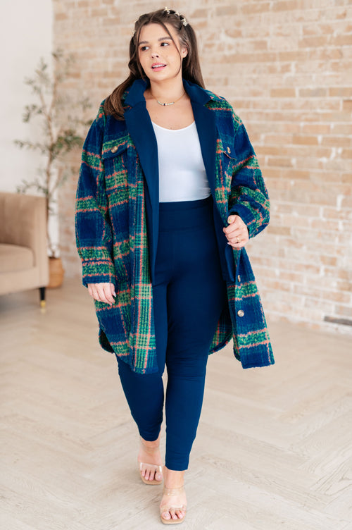 No Tears Plaid Coat – Mid-Weight Brushed Flannel Statement Jacket (S-3XL)