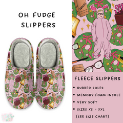 Batch #221 - Comfy Christmas Slippers - Closes 10/23 - ETA early Dec - Oh Fudge Slippers