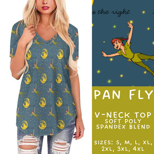 Batch #273 - Magical Faves 10 - Closes 1/20 - ETA late March - Pan Fly V-Neck Tee