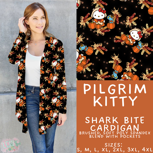 Batch #409 - Character Fall 2 - Closes 9/8 - ETA late October - Pilgrim Kitty Cardigan