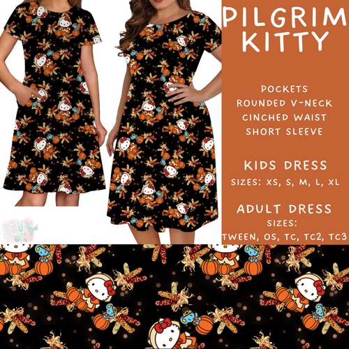 Batch #409 - Character Fall 2 - Closes 9/8 - ETA late October - Pilgirm Kitty Womens & Girls Dresses