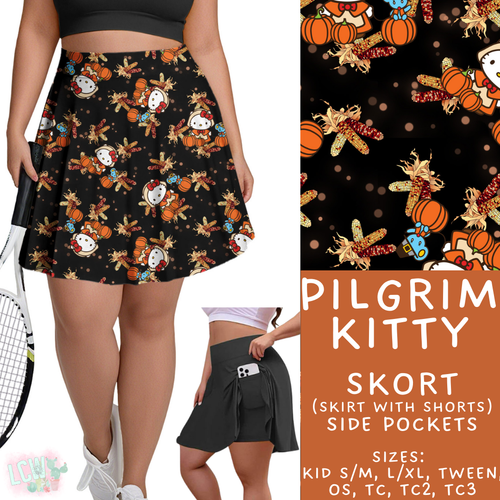Batch #409 - Character Fall 2 - Closes 9/8 - ETA late October - Pilgrim Kitty Skort