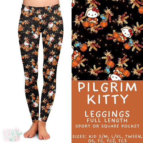 Batch #409 - Character Fall 2 - Closes 9/8 - ETA late October - Pilgrim Kitty Full Length Leggings