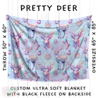 Batch #242 - Winter Wonderland Blankets - Closes 11/22 - ETA early Feb - Pretty Deer Blanket