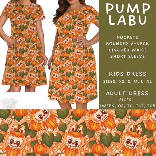 Batch #409 - Character Fall 2 - Closes 9/8 - ETA late October - Pump Labu Womens & Girls Dresses
