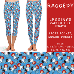 Batch #272 - Storybook Collection - Closes 1/17 - ETA late March - Raggedy Full and Capri Length Leggings